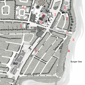 Krimidinner Karte des Campingplatzes Wulfener Hals